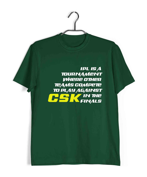 Sports Cricket  is IPL is  Custom Printed Graphic Design T-Shirt for Men